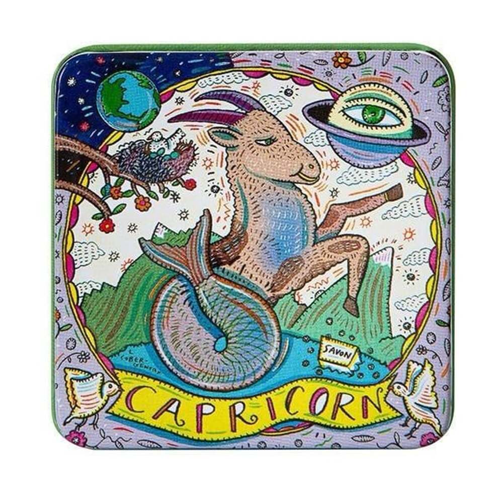 Pre De Provence - Capricorn Zodiac Engraved Bar Soap in Gift Tin